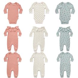 One-Pieces Baby Romper New Spring Summer OEUF Infant Boys Girls Cute Print Long Sleeve Jumpsuits Newborn Toddler Cotton Clothes