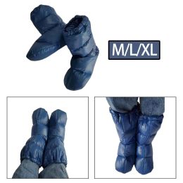 Socks Warm Bootie Shoes Feet Cover Socks Camp Tent Down Slippers for Hiking Winter Indoor