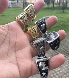 7 PCS Fantasy American Football Championship Ring Men Fan Souvenir Gift Whole 2019 Drop 7684717