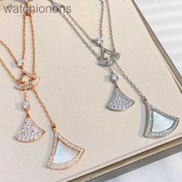 Fashion Luxury Blgarry Designer Necklace Fashion Treasure High Version Precision Full Diamond Multi Layered Jewellery with Logo and Gift Box