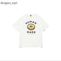 Human Made T Shirt Fun Print Bamboo Human Made Cotton Short Sleeve Humanmade T-shirt for High End Luxury Lightweight Breathable Fashionable and Handsome 3048