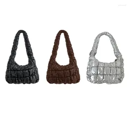 Waist Bags Lightweight Underarm Tote Handbag Fashion Lattice Pattern Quilted Winter Shoulder Bag