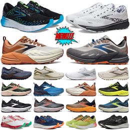 brooks running shoes women men designer Ghost 15 Glycerin GTS 20 Cascadia 16 White Black Hawaiian Ocean Orange mens womens trainers outdoor sports sneakers size 36-46