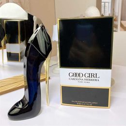 Women Perfume Girl 80ml black red heels Fragrance Top Design famous long lasting charming Spray