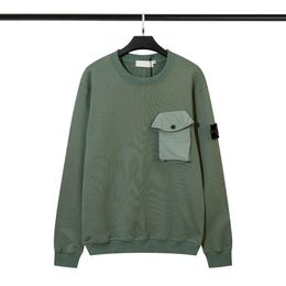 Mens Designer Hoodies Sweater Long Sleeve Pullover Loose Casual Top High Street Cotton Fashion Clothes Mens Pocket Top FZ2404221