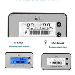 New New IPX7 Waterproof DC 7V-100V Capacity Indicator Charge Percentage Lead-acid Ternary Iron Lithium Battery Car Voltage Gauge