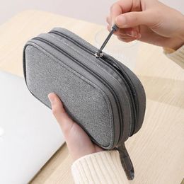 Storage Bags Multilayer Bag Waterproof Digital Pack Hard Disc Protective Cover Charging Bank Headphone Data Cable Dust Pouch Supplies