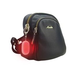 2024 Self Defense Siren Safety Alarm for Women Keychain with LED Light Personal Self Alarm Personal Security Keychain AlarmLED Light Personal Alarm