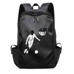 Bags Cartoon Football Cool Action Pattern Printed Unisex Casual Backpack School Bag Large Capacity Travel Girls Boy Laptop Rucksack