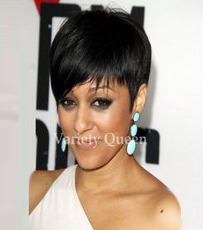 Human hair Burmese short cut 4inch None bob lace wigs with bangs with natural hairline with strap at the back5244769