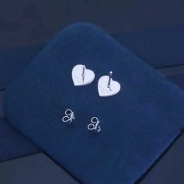 Designer sophistication JXJ.s925 Sterling Silver Tiejia Love Dropping Ear Studs Feminine Style Design Temperament and Personality Jewellery WULW