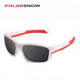 Polarsnow varumärke barn polariserade solglasögon högkvalitativa mode baby gummi nyanser barn solglasögon 3-12 år 240412