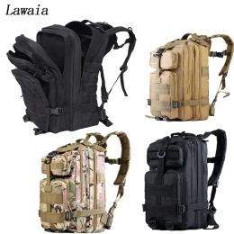 Bags Lawaia Unisex 3050L Military Backpack Waterproof Nylon Fabric Sports Travel Bag Outdoor Hiking Camping Backpack Gear