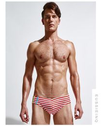 New brand men Swimwear mens designer Slim Fit Swimming Trunks creative Swim Brief Maillot De Bain beach wear 2404586