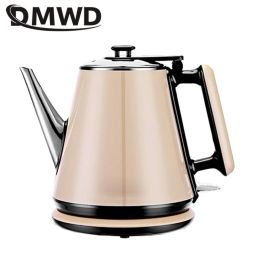 Kettles DMWD Household Electric Kettle 1L Tea Maker Classic Coffee Pot Water Boiler Stainless Steel Office Heater Automatic Power Off