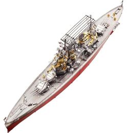 Piececool Figure Toy HMS PRINCE OF WALES BOAT DIY laser cutting Jigsaw 3D Metal puzzle model Nano Puzzle Toys for children Y2004218325753
