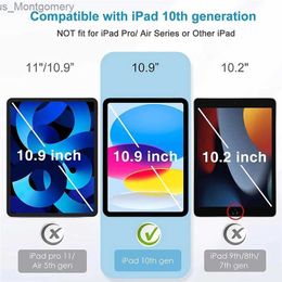 Tablet PC Cases Bags 2PCS Glass Screen Protector Tablet Case for IPad Air Pro 10th Generation 10.9 11 10.2 Inch I Pad 10 9 8 7 Gen Mini 6 Cover