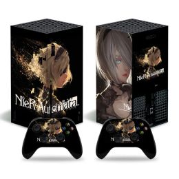 Stickers Nier Game girls Xbox series x Skin Sticker Decal Cover XSX skin 1 Console and 2 Controllers Skin Sticker Vinyl XboxseriesX