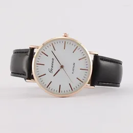 Wristwatches Men Watch Fashion Casual Ultra Thin Watches Simple Women Business Leather Quartz Clocks Luxury Reloj Para Mujer