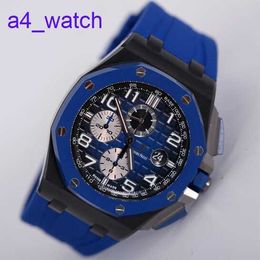 Modern AP Wrist Watch Royal Oak Offshore 26405CE Men's Watch Black Ceramic Blue Gradient Dial Automatic Machinery World Famous Watch Swiss Watch Diameter 44mm