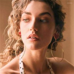 Stud Earrings Fashion Circle Personality Exaggerated Temperament Large Round Party Women Girl Gifts