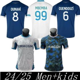 2024 2025 maillot MarseilleS soccer jerseys foot CUISANCE GUENDOUZI ALEXIS PAYET CLAUSS football shirts men kids VERETOUT Under OM Olympique Vitinha fans player