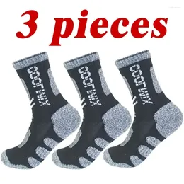 Men's Socks 3 Pairs Warm Thickened Comfy Casual Thermal Men Sports Sock Keep Cycling Running Hiking Skiing Crew