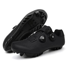 Cycling Sneaker MTB Men Sport Road Bike Boots Flat Racing Speed Sneakers Trail Mountain Bicycle Footwear Spd Pedal Cycling Shoes 240416