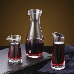 80ml100ml120ml125ml Red Wine Dispenser Scale Glasses Tools Port Spirits Cups Transparent Small Capacity Decanter 240420