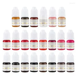 Tattoo Inks 1 Bottle 23 Colours Microblading Pigment Semi Permanent Makeup Eyebrow Lips Eye Line Colour