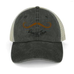 Berets Pencil Thin Mustache Cowboy Hat Military Tactical Cap Sports Male Women's