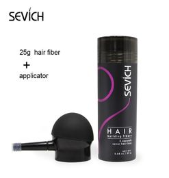 Sevich 25g Keratin Thicker Hair Building Fibres Spray With Applicator Anti Hair Loss Products Hair Growth Fibre Powders6798810