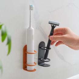 Heads New Wallmounted Toothbrush Holder Electric Toothbrush Holder Storage Shelf Bathroom Accessories Punchfree Traceless Organiser