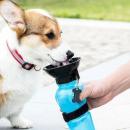 Feeding Extrusion Small Dog Travel Water Bottle Portable Outdoor Drinking Bowl for Cat Dog Water Feeder