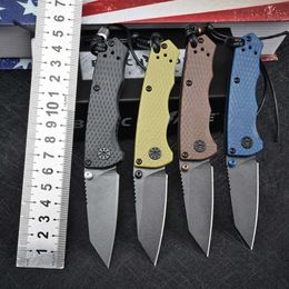 Steel Camping Folding Blade Knife for Men High Hardness Survival Military Outdoor Tactical Pocket Knives for Hunting and Fishing