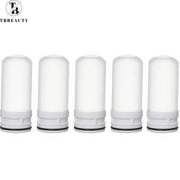 Purifiers 5 Pieces Replacement Inner Ceramic Philtre Cartridge for Faucet Water Purifier Kitchen Tap Washable Filtro Rust Bacteria Removal