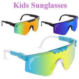 Sunglasses Kids Boys Girls Pit Vipers Sunglasses Outdoor Youth Cycling Glasses UV400 Men Women Mtb Bike Bicycle Baseball Sport Eyewear