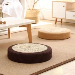 Pillow Hand-woven Floor Sofa Eco-friendly Seat Padded Sitting Mat For Room No Odour