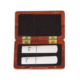 Saxophone Saxophone Clarinet Reed Case Solid Wood Reed Box for Tenor/ Alto/ Soprano Saxophone Clarinet Reeds