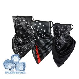 Masks Cycling Mask Sun Protection Cycling Scarf Ice Silk Outdoor Masks for Men Sports Bicycle Mask Cool Face Cover Ciclismo