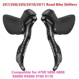 Parts SENSAH Road Bike Shifters 2x8/2x9/2x10/2x11 Speed Lever Brake Bicycle Derailleur Groupset Compatible for 5800 6800 R8000 4700