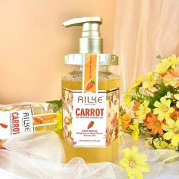 Rests Ailke Elf Perfume Carrot Bathing Carotene Extract Skin Whitening Body Wash Liquid Soap Bath Shower Gel 500ml