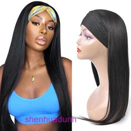 Wig hot selling headscarf wig with full mechanism headgear human hair