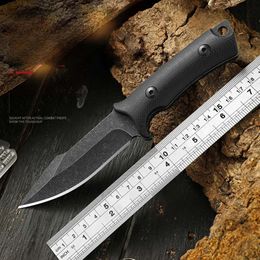Outdoors Camping Fixed Blade Hunting Knife for Men High Hardness Survival Military Tactical Pocket Knives Camping and Hunting