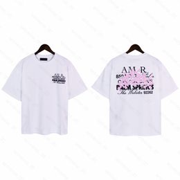 designers mens tshirts Amirirs tshirts summer womens loose tees tops casual shirt Hip Hop T-shirt Fashionable and versatile,breathable shorts sleeve 265
