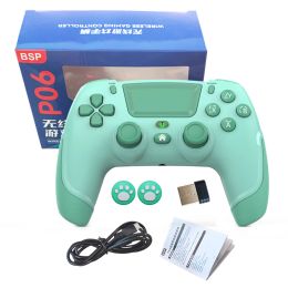 Gamepads Green Wireless BT Gaming Joystick for PS4 Game Controller for Switch Console PC Android IOS Mobile Device Gamepad Accessories
