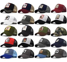 Spring New Animal Embroidery Mesh Cap Baseball Hat Mens and Womens Hats Street Dance HipHop Peaked Cap CrossBorder 2598727