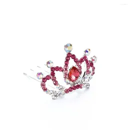 Hair Clips Birthday Party Headpieces Wedding Jewellery Hairpin Hairclip Crystal Rhinestone Tiara Crown Comb Flower
