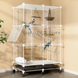 Nests Breeding Canari Bird Cages Outdoor Large Budgie Parrot Stand Bird Cages Feeder Pigeon Cage Pour Oiseaux Pet Products YY50BC