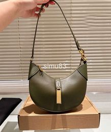 WITH Half Moon POLO ID Shoulder Crossbody Bags Suede Leather Large Mini Designer Womens Tote Handbags Clutch Wallet 2024